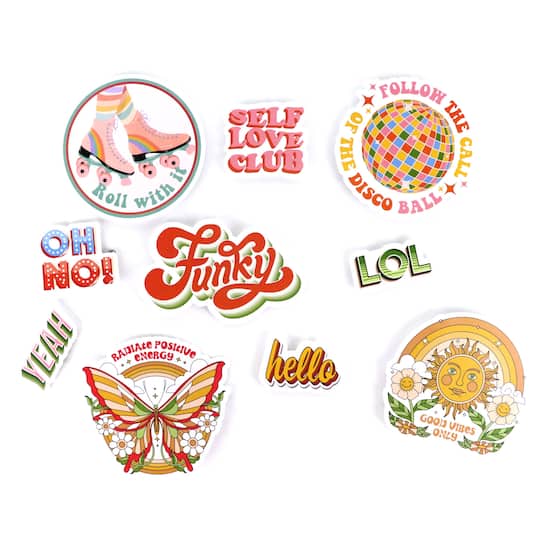Vinyl Diecut Sayings & Phrases Sticker Set by Recollections™